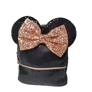 Disney | Bags | Disney Minnie Mouse Sparkle Sequin Bow Rose  display picture 3
